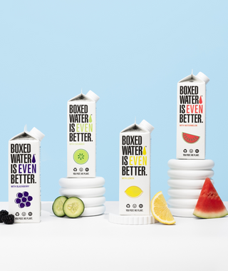 Blackberry, Cucumber, Lemon, and Watermelon flavored waters