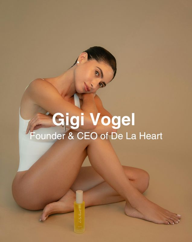 Health and wellness CEO De La Heart copy over image