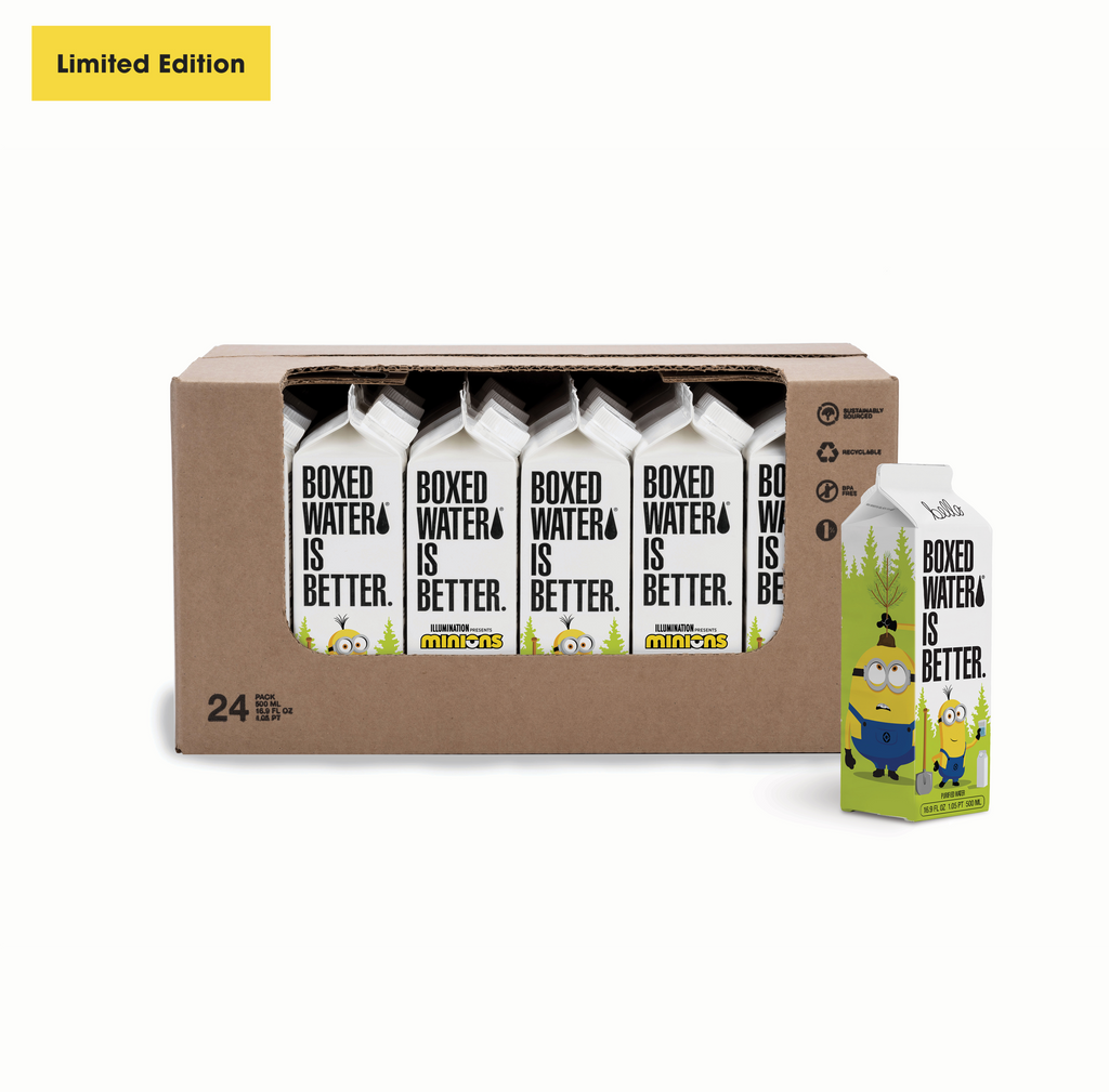 Minions Boxed Water – Boxed Water Is Better