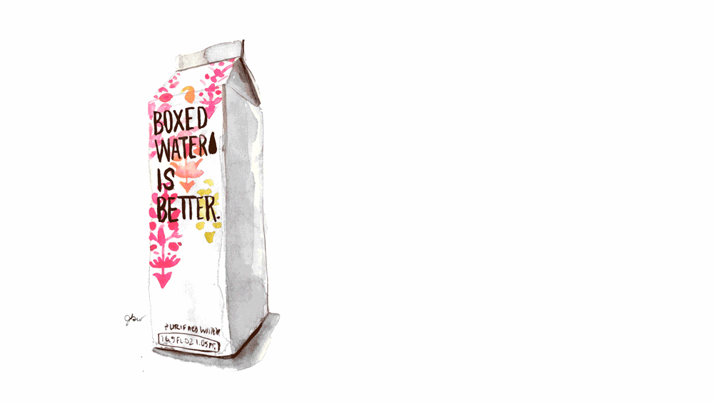 Free People is Boxed Water's new BFF