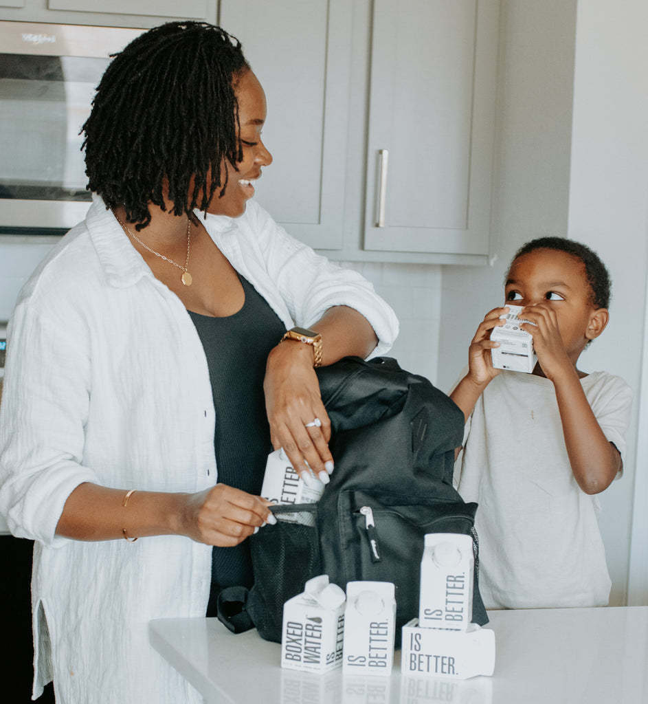 Sustainable School Days with Donnya – Boxed Water Is Better