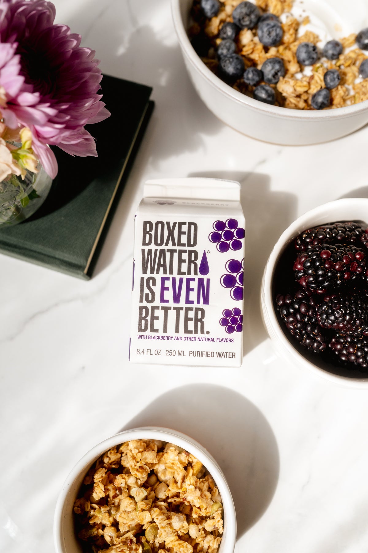 Blackberry 250mL Boxed Water
