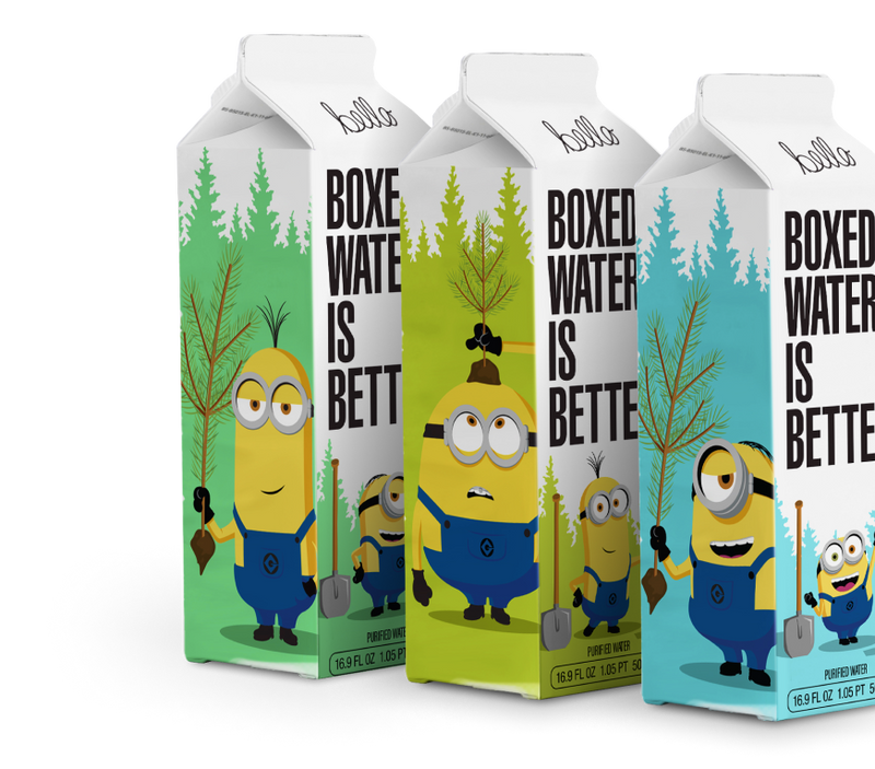 Minions Boxed Water – Boxed Water Is Better