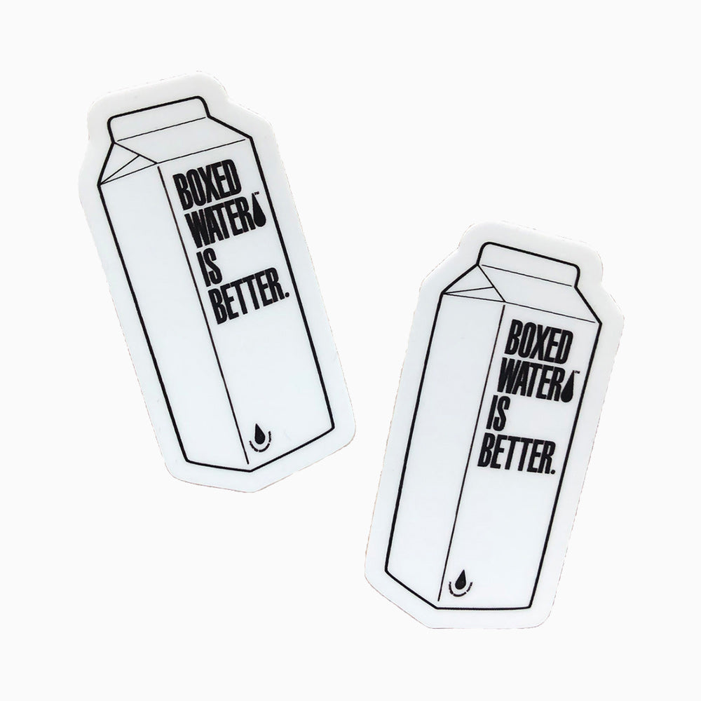 Boxed Water 3D Stickers