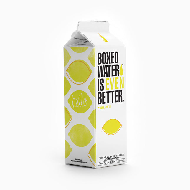 Lemon Water Box Lemon 500mL Boxed Water – Boxed Water Is Better